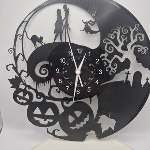 Disney Black Halloween Vinyl Wall Clock